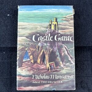 Castle Garac by Nicholas Monsarrat 1955 Vtg book HCDJ gothic 1st Ed 7th Printing